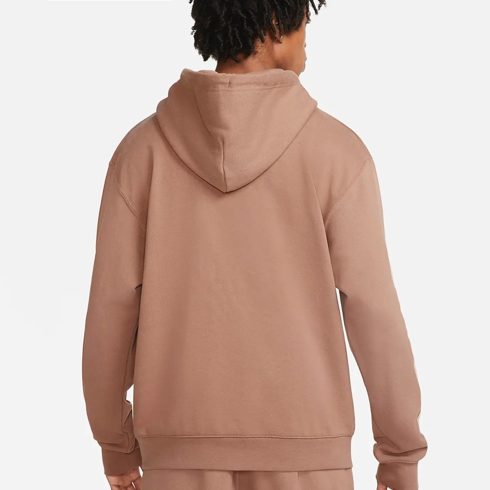 Jordan Essentials Men’s Statement Fleece Hoodie Archaeo Brown - Picture 3 of 3